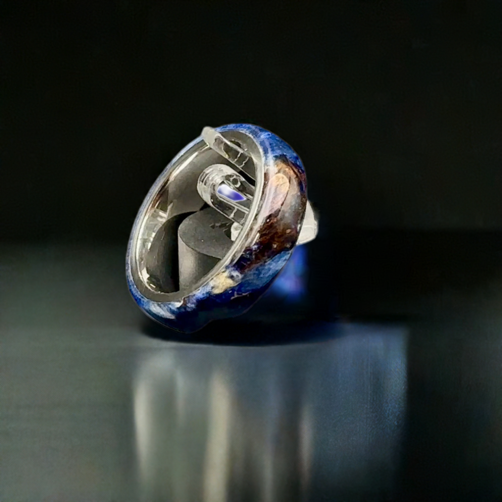 Box Elder Burl - Royal Blue – Michael Paul Designed